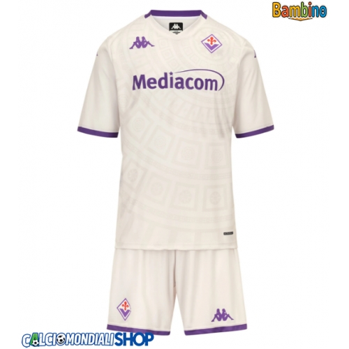 Maglie da calcio Fiorentina Seconda Maglia Bambino 2025-26 Manica Corta + Pantaloni corti)
